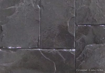 Decorative Ashlar Slate Stamped Patio