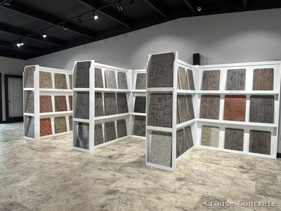 Decorative Concrete Finish Display