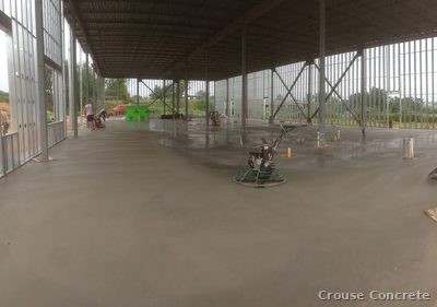 Broom-Finish Commercial Floor Pour